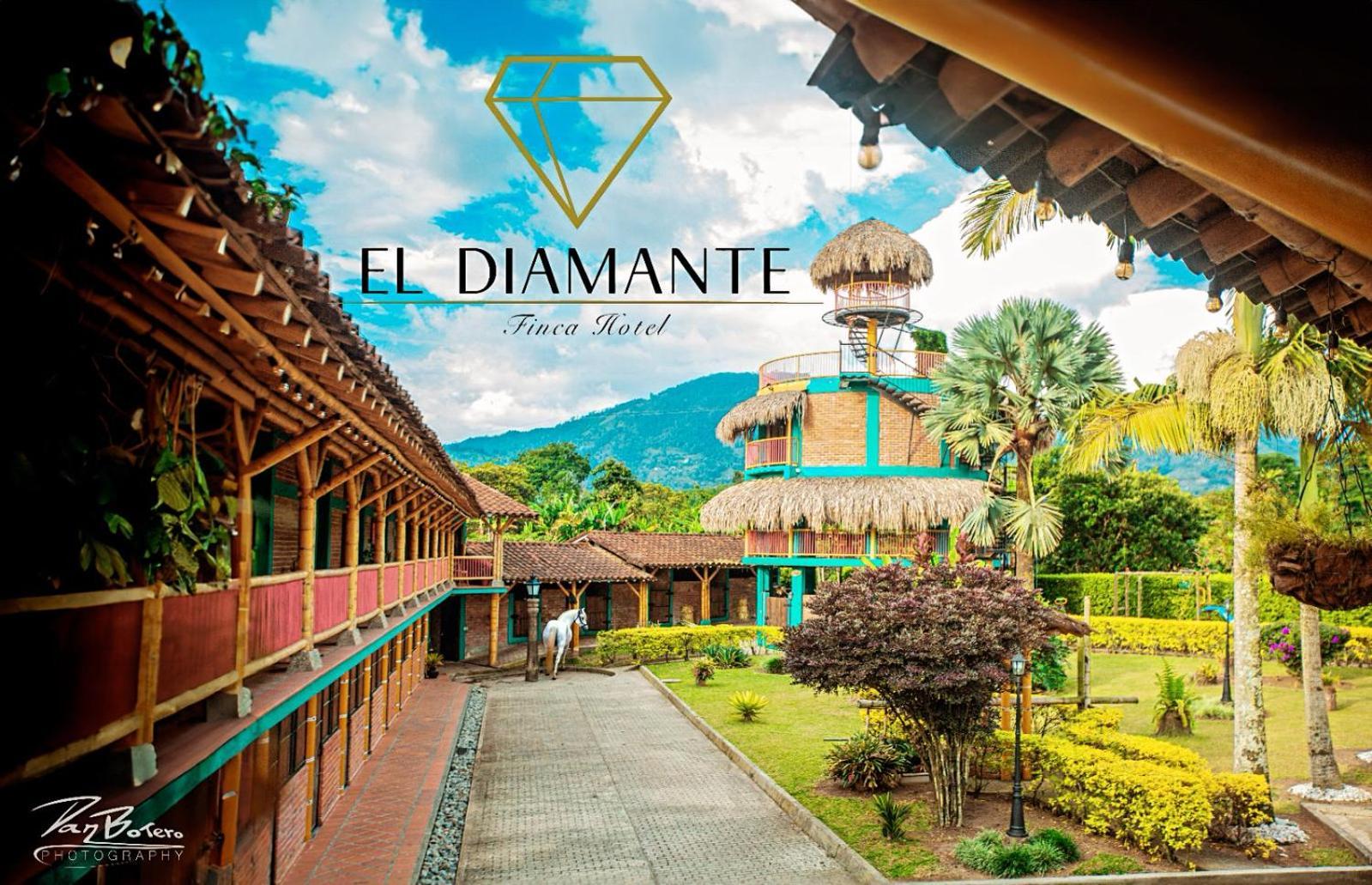 Finca Hotel El Diamante Calarca Ngoại thất bức ảnh